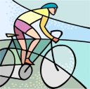 Biking Clipart