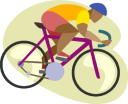 Biking Clipart