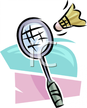 Royalty Free Badminton Clipart