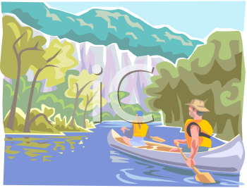 Canoe and Kayak Clipart