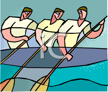 Rowing Clipart