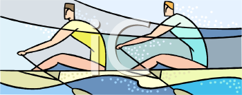 Rowing Clipart