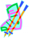 Skiing Clipart