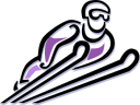 Skiing Clipart