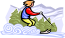 Skiing Clipart