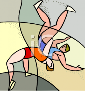 Wrestling Clipart