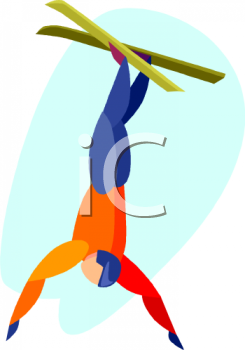 Skiing Clipart