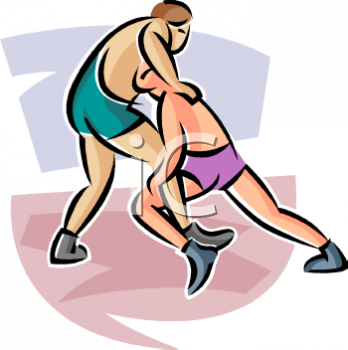 Wrestling Clipart