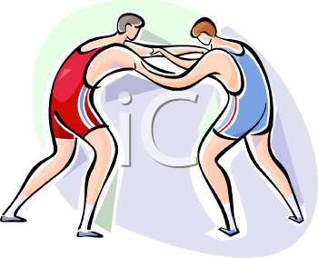 Wrestling Clipart