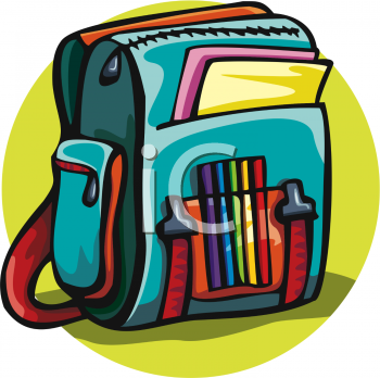 Royalty Free Backpack Clipart