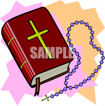 Bibles And Crosses. Bible Clipart