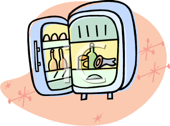 Royalty Free Refrigerator Clipart