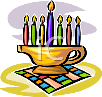 Royalty Free Menorah Clipart