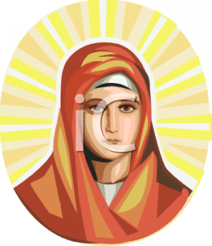 Virgin Mary Clipart