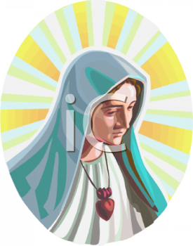 Virgin Mary Clipart