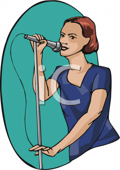 Singer Clipart