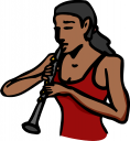 Royalty Free Clarinet Clipart