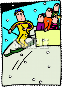 Skiing Clipart