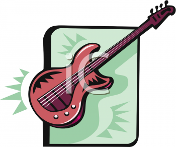 Royalty Free Guitar Clipart