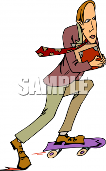 Skateboarding Clipart