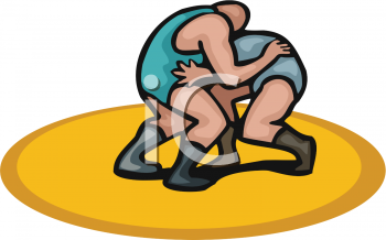 Wrestling Clipart