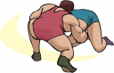 Wrestling Clipart