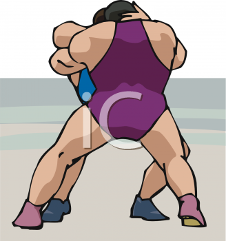 Wrestling Clipart