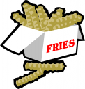 French Fries Clipart