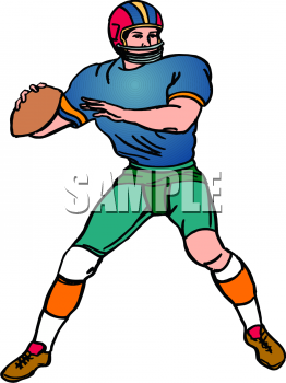 Royalty Free Football Clipart