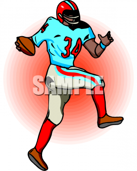 Royalty Free Football Clipart