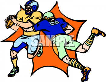 Royalty Free Football Clipart