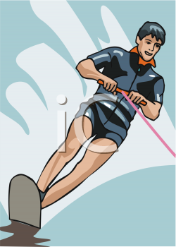 Skiing Clipart