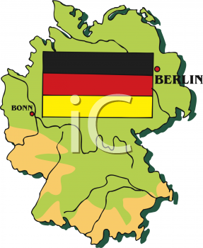 Royalty Free Germany Flag Clipart