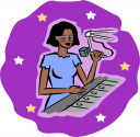 Singer Clipart