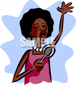 Singer Clipart