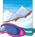 Skiing Clipart