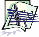 Royalty Free Music Symbol Clipart