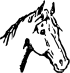 Free Horse Coloring Pages Clipart