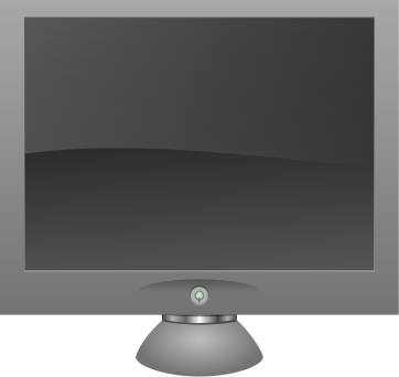 lcd monitor clipart