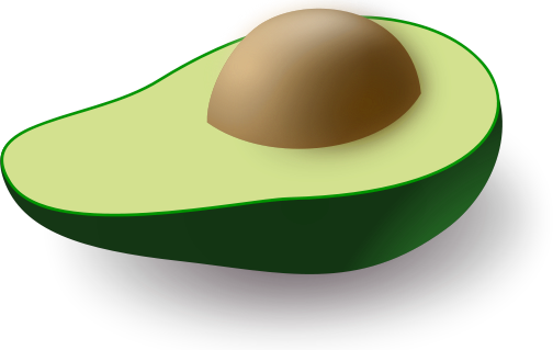 Free Avocado Clipart