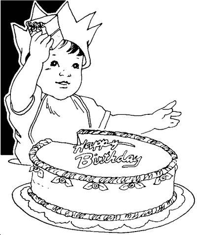 Happy Birthday Cake For Boys. Free Birthday Cake Clipart