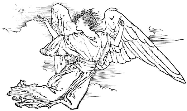 christmas stocking clipart pictures of angels
