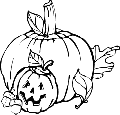 Free Black And White Halloween Clipart