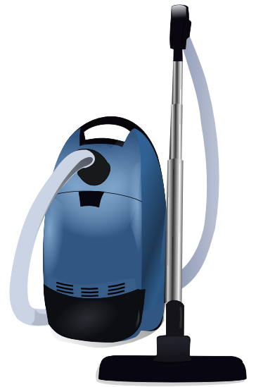 Free Canister Vacuum Cleaner Clipart