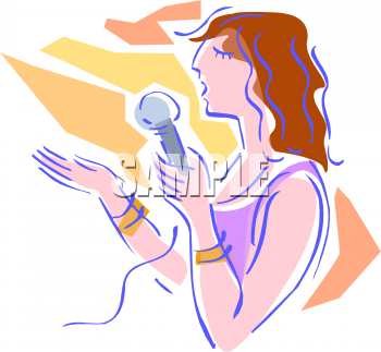 Singer Clipart