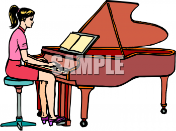 Royalty Free Piano Clipart