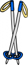 Skiing Clipart