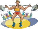 Weightlifting Clipart