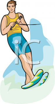 Skiing Clipart