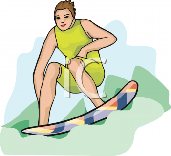 Surfing Clipart